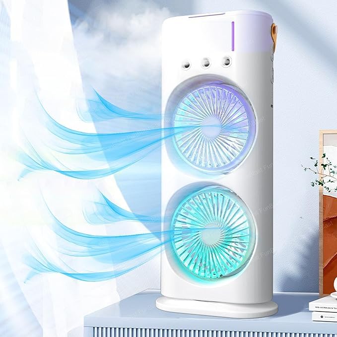 Double-Ended Spray Water Mist Fan