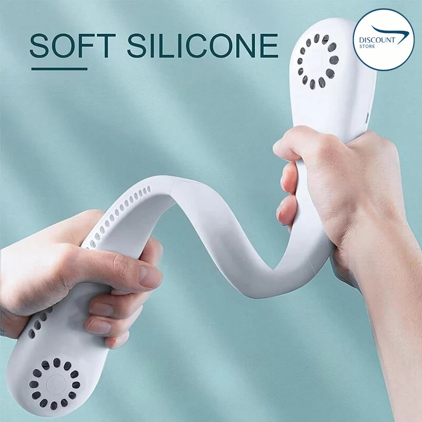 Portable Rechargeable Neck Fan - (IMPORTED)