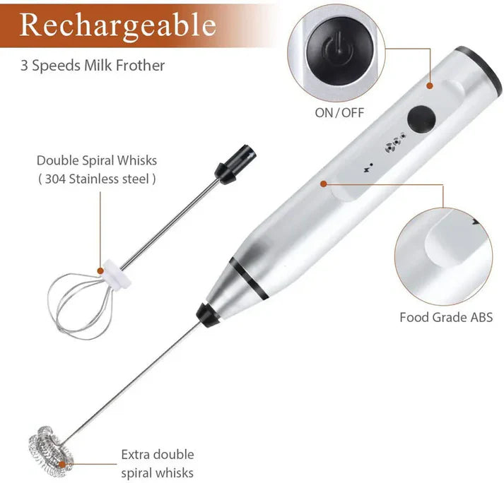 Rechargeable Coffee Beater (Imported)