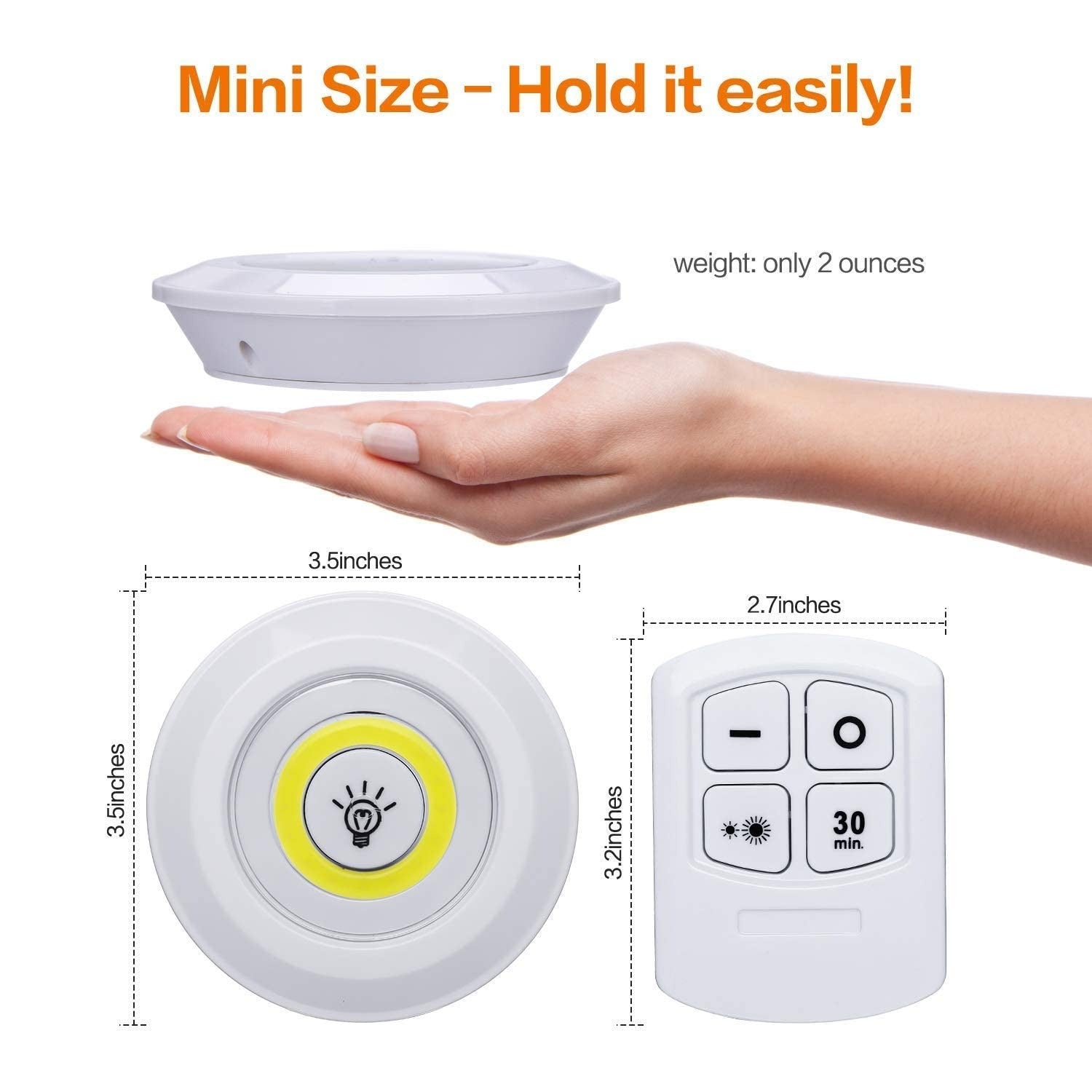 Portable Remote Control Lights (3-pcs)